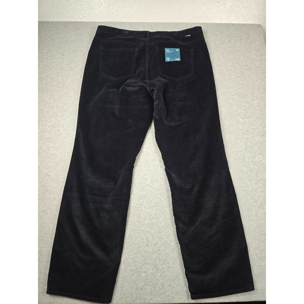 New Jag Women's Black Corduroy Mid Rise Straight-leg Pants Size 22W - Picture 6 of 6